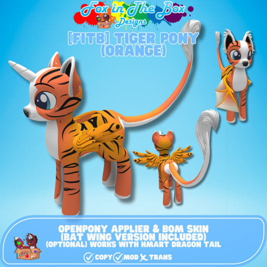 [FITB] Tiger Pony Orange