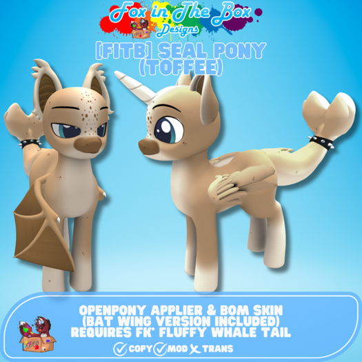 [FITB] Seal Pony Toffee