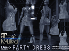 LaraX Only DEMO MALified: 6x Party Dresses