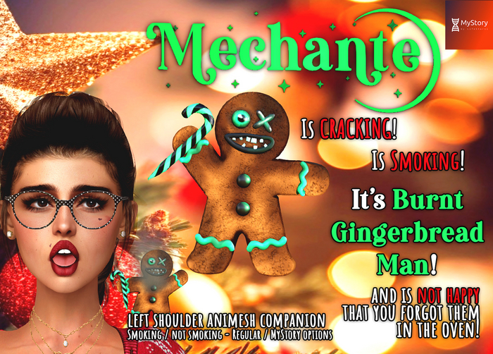 [Mechante] Burnt Gingerbread Man - MyStory Included