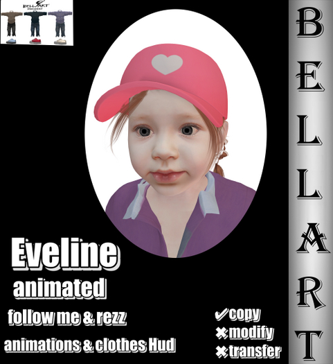 .:Bellart Studio:.Eveline Animated Child