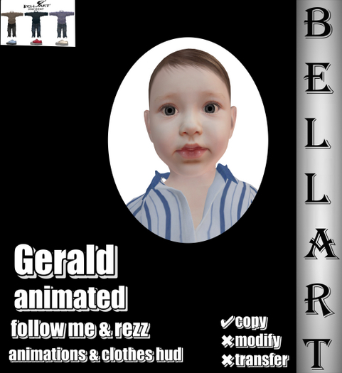 .:Bellart Studio:.Gerald Animated Child