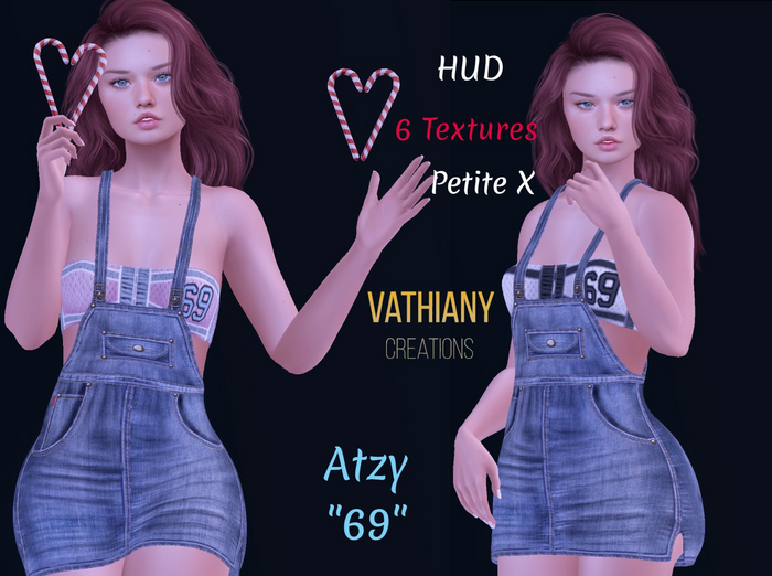 [V.C] Atzy skirt+top"69" PetiteX
