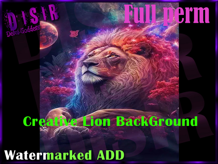 ~Disir DG~Creative Lion BackGround