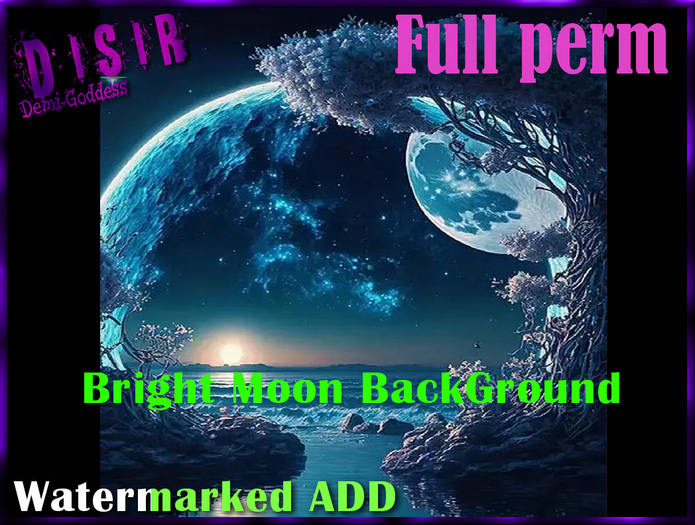 ~Disir DG~Bright Moon BackGround