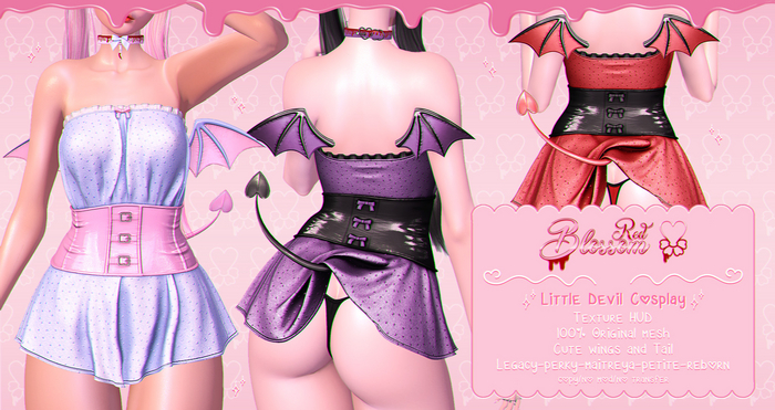 { Red Blossom } Little Devil Cosplay { FATPACK }