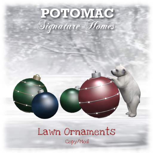 Potomac Holiday Lawn Ornaments