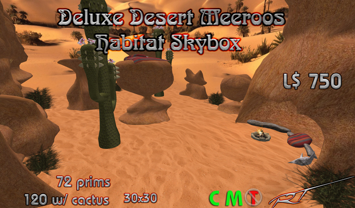 Deluxe Meeroos Desert Skybox Habitat by Ruca Tease