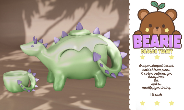 BEARIE - Dragon Teaset