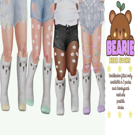 BEARIE -  Bear Sock - Chonky Pack