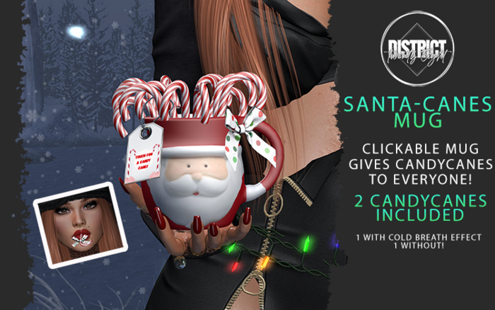 .:District 28:. Santa-Cane Mug - LAZY SUNDAY