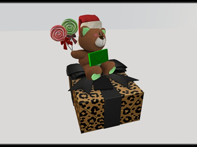 [AE] - Gift Box Shop - Gift Box and Xmas Teddy w Candy 2A
