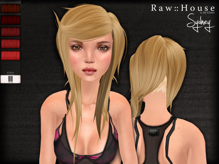RAW HOUSE :: Sydney hair [Reds] w/ texture change highlights