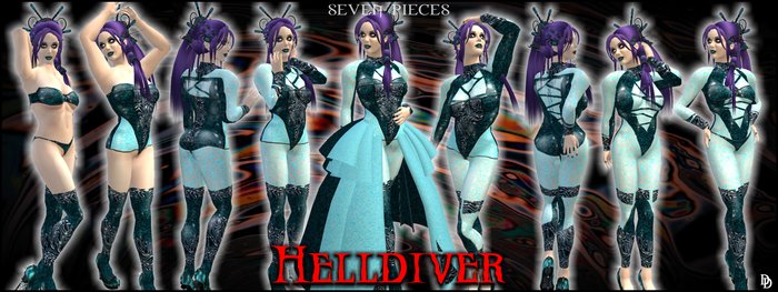 Dare Designs: Helldiver - cyan