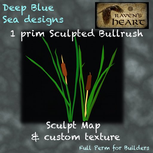 *RH* Bull Rushes sculpt map & texture (crated)