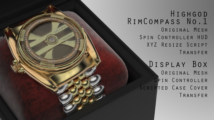 Highgod RimCompass No.1 24k Platinum