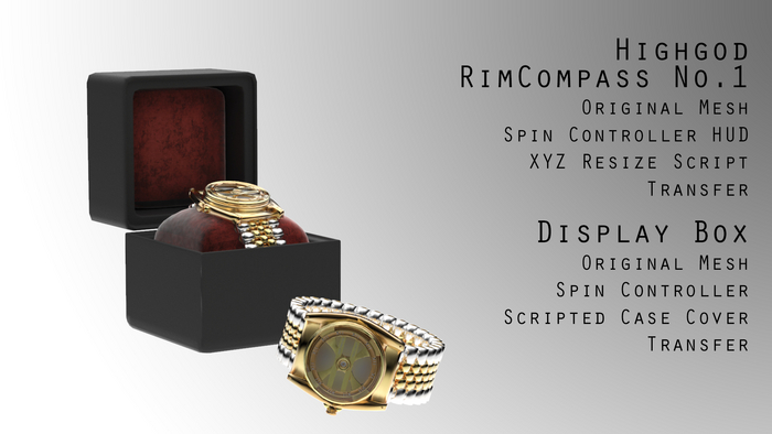 Highgod RimCompass No.1 10k Platinum