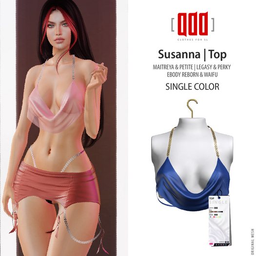 [ADD] Susanna Top - Blue