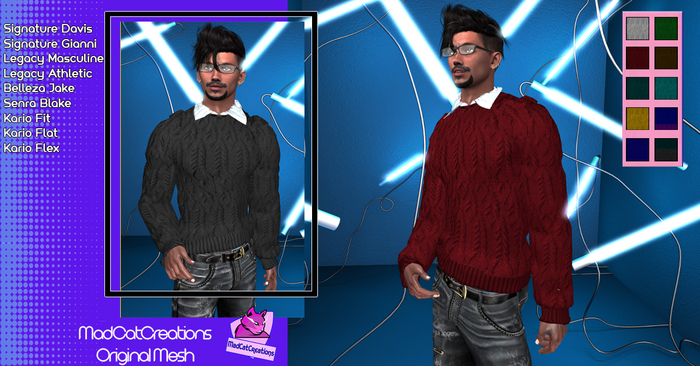 MCC - men - HO HO HO sweater n shirt w HUD