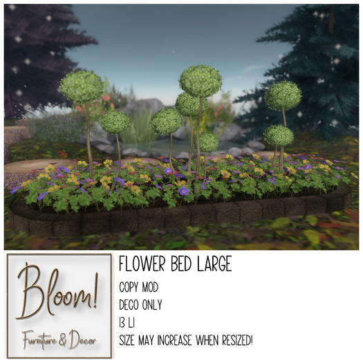 Bloom! - Flower bed large (ADD)