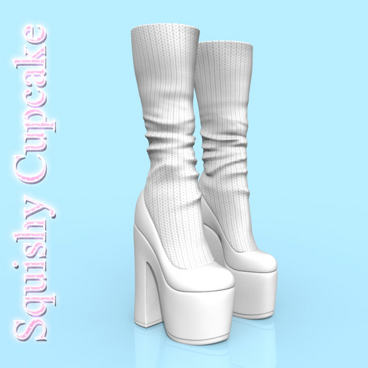 White Socks BOOTS LARAX