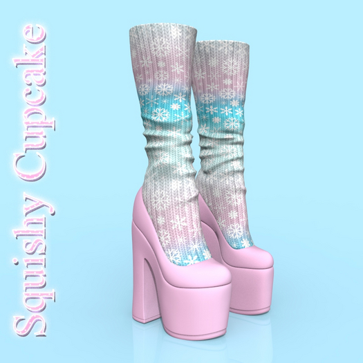 Snowflake Socks BOOTS MAITREYA