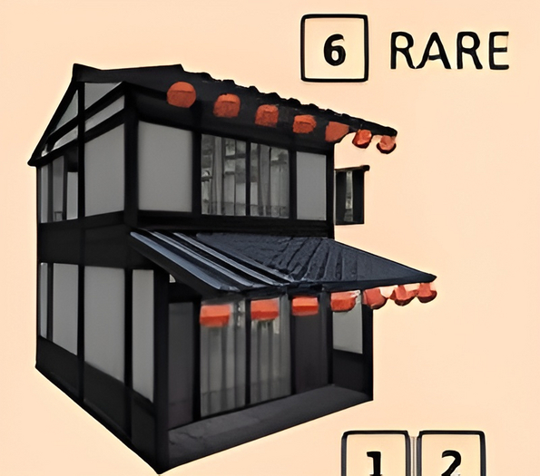 * M^2 * Japanese River village 6 RARE