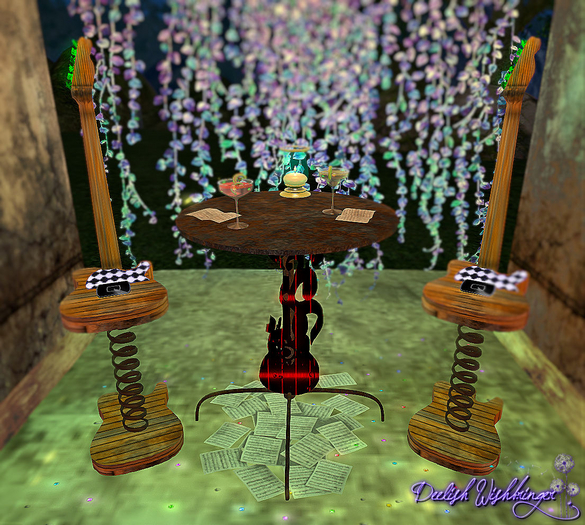 Guitar Club Bistro Set
