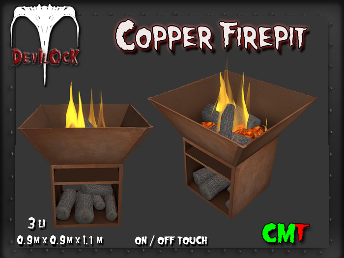 DEVILOCK - Copper Firepit (ADD TO UNPACK)