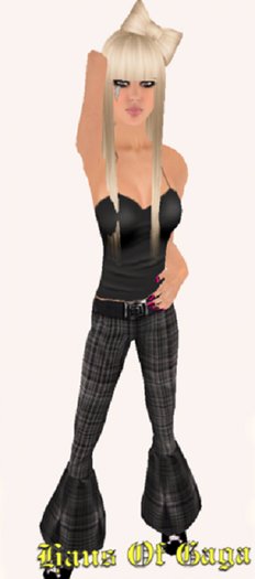:::HAUS*OF*GAGA::: Black PLaid Outfit