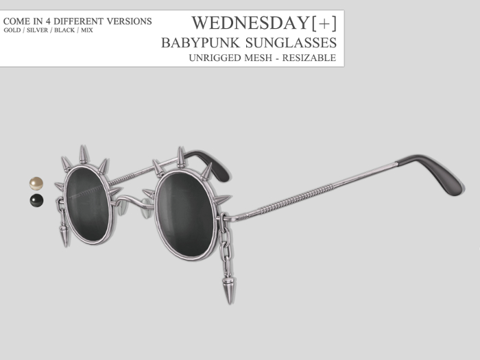 Wednesday[+] ~ BabyPunk Sunglasses