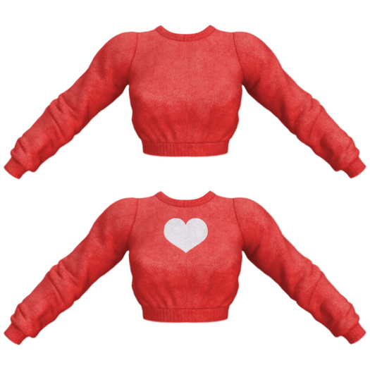 moxxi // Fluffy Sweater - Red