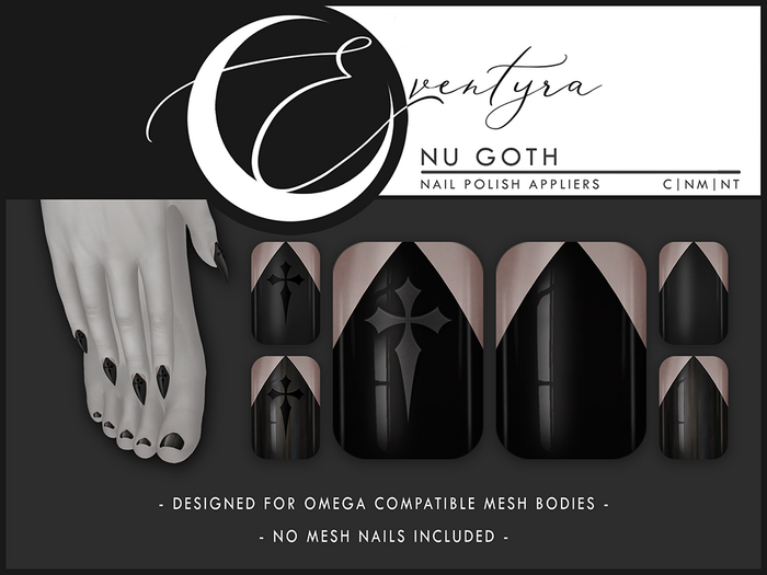 Eventyra - Omega Nail HUD - Nu Goth