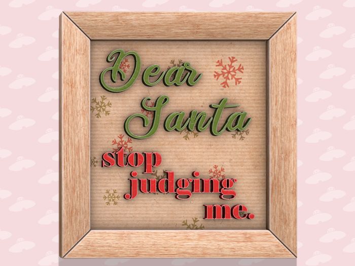 Amalgam: Festive Frames - Dear Santa [add]