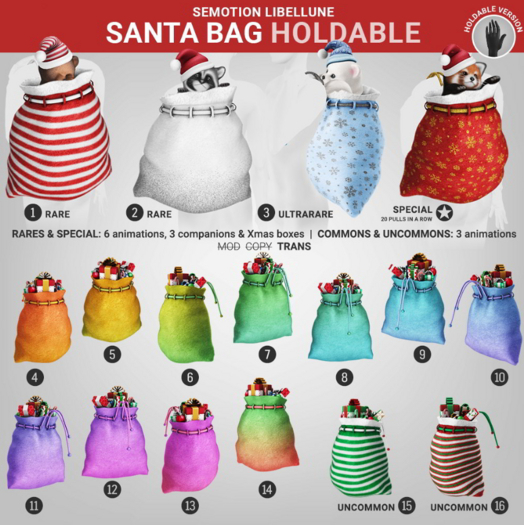 SEmotion Libellune Santa Bag Holdable COMMON 05