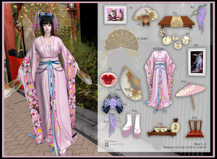 #8 KIMONO-[GIULIADESIGN] -GENJI- maitreya  RARE