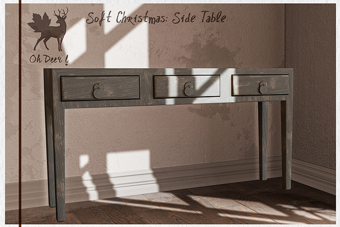 Oh Deer! Soft Christmas: Side Table