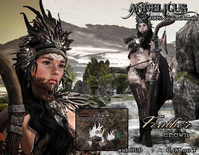 :ANGELICUS: Feather crown  