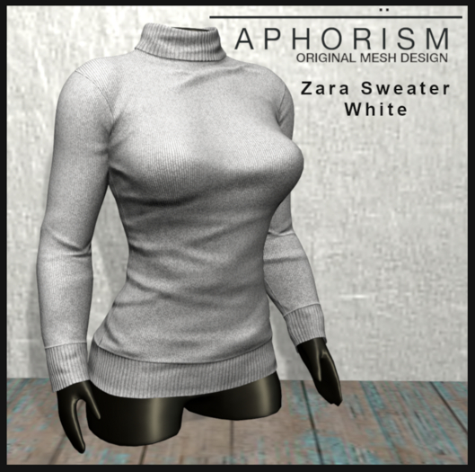 !APHORISM! - Zara Sweater White