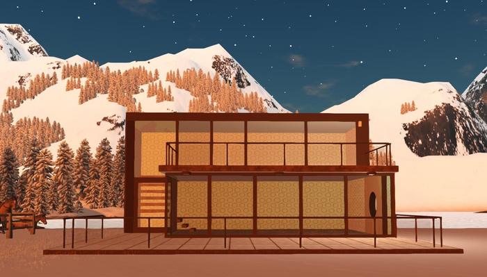 Double Terrace Windows Home 