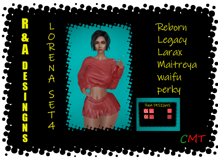 R&A LORENA SET 4 RED