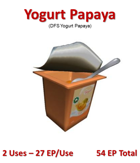 DFS Yogurt Papaya (DFS - Texture Only)
