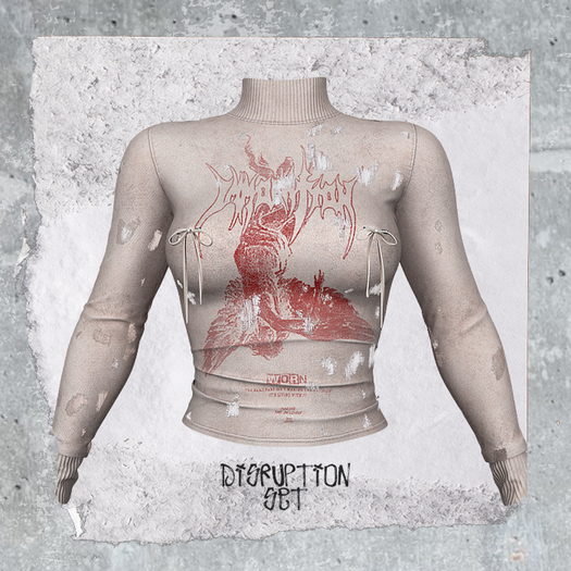 +WORN+ Disruption Top Nude ANGEL