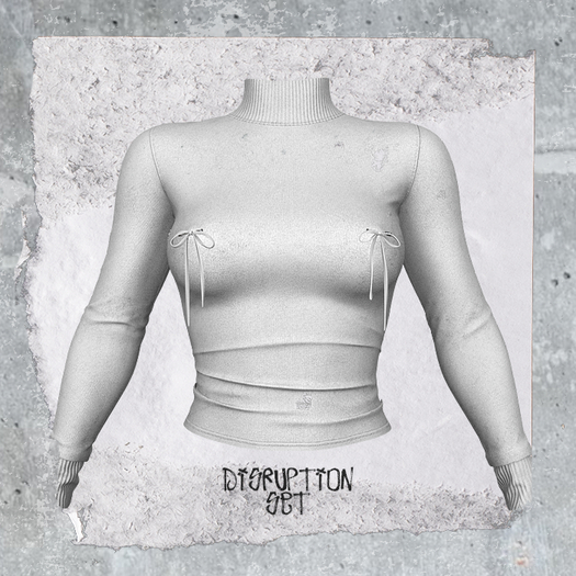 +WORN+ Disruption Top White