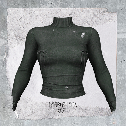 +WORN+ Disruption Top Green