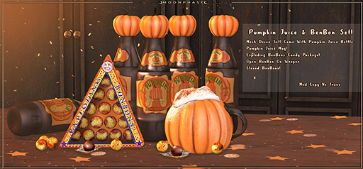 {.Moon.Phase.} Pumpkin Juice & BonBons Set