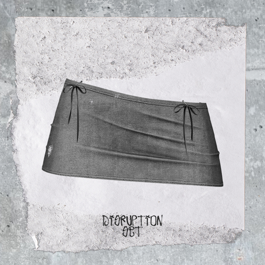 +WORN+ Disruption Skirt Green