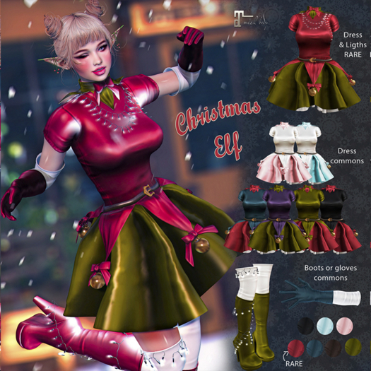 UNA.ChristmasElf Dress RARE