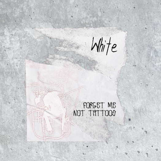 +WORN+ Forget Me Not Tattoos WHITE