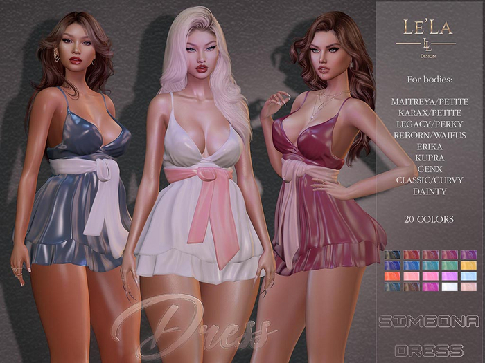 {Le'La} Simeona Dress V1 - LaraX Update